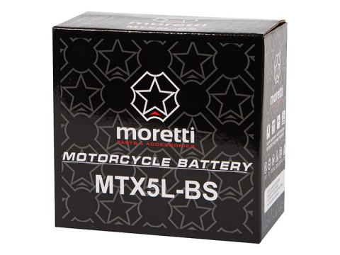 82-353# Akumulator motocyklowy 12v 5ah mtx5l-bs moretti 82-353# Akumulator motocyklowy 12v 5ah mtx5l-bs moretti