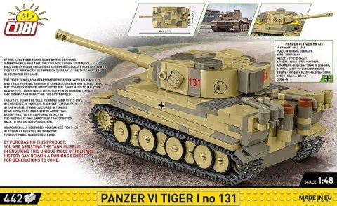 Klocki panzer vi tiger i no 131 442 klocki Klocki panzer vi tiger i no 131 442 klocki