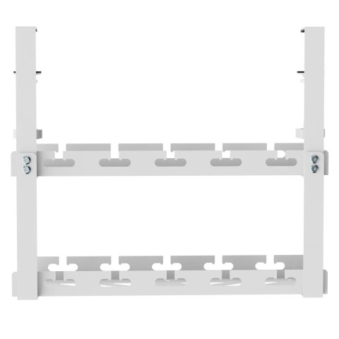 Organizer podbiurkowy na kable Maclean, max. obciążenie 5kg, 2 poziomy, biały, MC-104 W Organizer podbiurkowy na kable Maclean, max. obciążenie 5kg, 2 poziomy, biały, MC-104 W