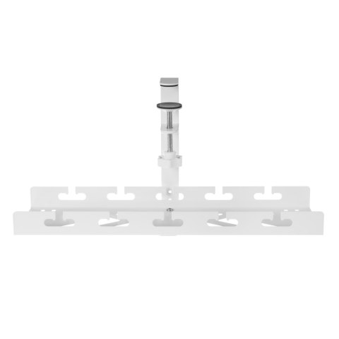 Organizer podbiurkowy na kable Maclean, max. obciążenie 5kg, biały, MC-105 W Organizer podbiurkowy na kable Maclean, max. obciążenie 5kg, biały, MC-105 W