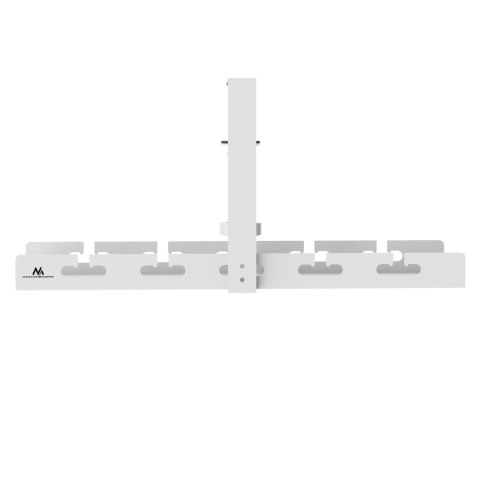 Organizer podbiurkowy na kable Maclean, max. obciążenie 5kg, biały, MC-105 W Organizer podbiurkowy na kable Maclean, max. obciążenie 5kg, biały, MC-105 W