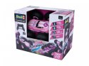 Pojazd zdalnie sterowany rc stunt car flip racer - różowy