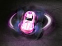 Pojazd zdalnie sterowany rc stunt car flip racer - różowy