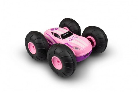 Pojazd zdalnie sterowany rc stunt car flip racer - różowy Pojazd zdalnie sterowany rc stunt car flip racer - różowy