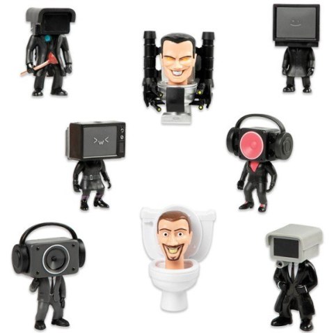 Skibidi toilet - tajemnicze figurki kolekcjonerskie Skibidi toilet - tajemnicze figurki kolekcjonerskie