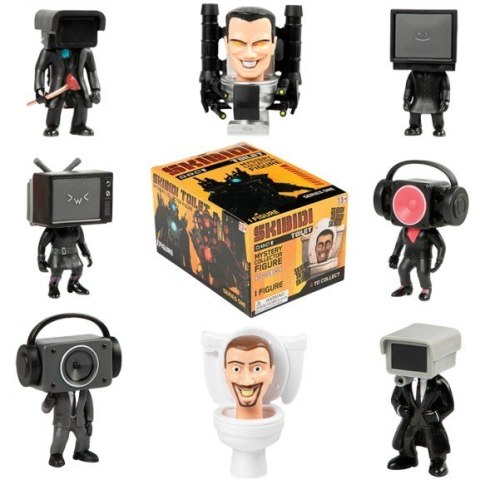 Skibidi toilet - tajemnicze figurki kolekcjonerskie Skibidi toilet - tajemnicze figurki kolekcjonerskie