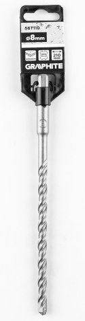 Wiertło do betonu SDS Plus z podwójną spiralą 8 x 210 mm