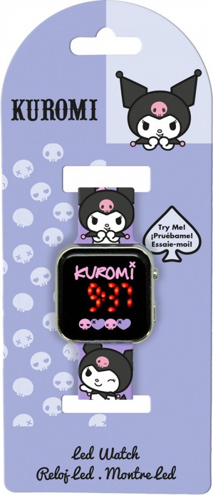 Zegarek led kuromi hello kitty Zegarek led kuromi hello kitty