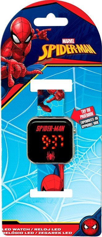 Zegarek led z kalendarzem spiderman Zegarek led z kalendarzem spiderman
