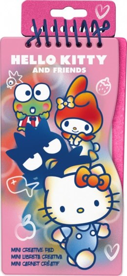 Zestaw kreatywny z naklejkami hello kitty