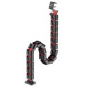 Organizer kabli / maskownica do biurka Nano RS, 1345mm, czano czerwony, RS125