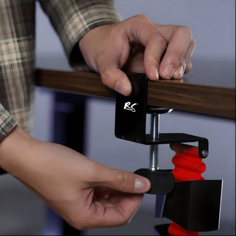 Organizer kabli / maskownica do biurka Nano RS, 1345mm, czano czerwony, RS125 Organizer kabli / maskownica do biurka Nano RS, 1345mm, czano czerwony, RS125