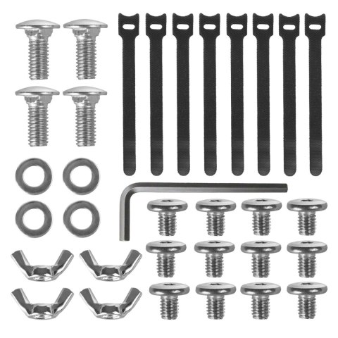 Organizer podbiurkowy na kable Maclean, max. obciążenie 5kg, max. 728mm, 2 poziomy, biały, MC-102 W Organizer podbiurkowy na kable Maclean, max. obciążenie 5kg, max. 728mm, 2 poziomy, biały, MC-102 W