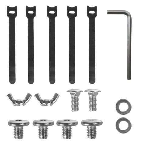 Organizer podbiurkowy na kable Maclean, max. obciążenie 5kg, max. 728mm, biały, MC-103 W Organizer podbiurkowy na kable Maclean, max. obciążenie 5kg, max. 728mm, biały, MC-103 W