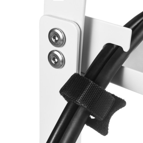 Organizer podbiurkowy na kable Maclean, max. obciążenie 5kg, max. 728mm, biały, MC-103 W Organizer podbiurkowy na kable Maclean, max. obciążenie 5kg, max. 728mm, biały, MC-103 W