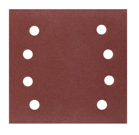 Papiery ścierne na rzep, kwadrat 113 x 113 mm, P240, 5 szt., z 8 otworami do 04-623 Papiery ścierne na rzep, kwadrat 113 x 113 mm, P240, 5 szt., z 8 otworami do 04-623