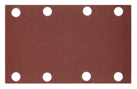 Papiery ścierne na rzep, prostokąt 80 x 130 mm, P240, 5 szt., z 8 otworami do 04-623 Papiery ścierne na rzep, prostokąt 80 x 130 mm, P240, 5 szt., z 8 otworami do 04-623