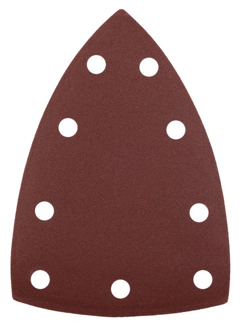Papiery ścierne na rzep, żelazko 100 x 147 mm, P240, 5 szt., z 9 otworami do 04-623 Papiery ścierne na rzep, żelazko 100 x 147 mm, P240, 5 szt., z 9 otworami do 04-623