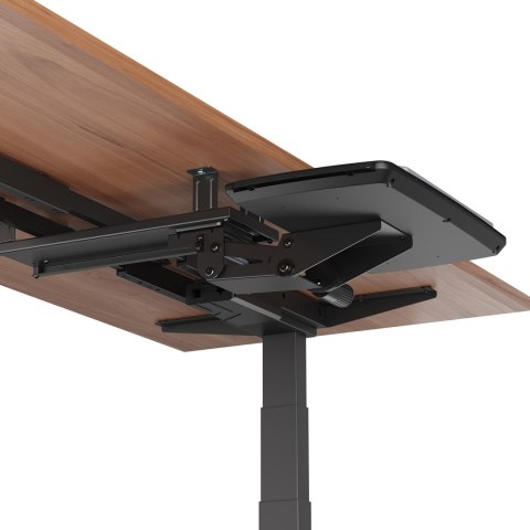 Uchwyt na klawiaturę podbiurkowy Maclean, regulowany, max. 5kg, czarny, MC-156 B Uchwyt na klawiaturę podbiurkowy Maclean, regulowany, max. 5kg, czarny, MC-156 B