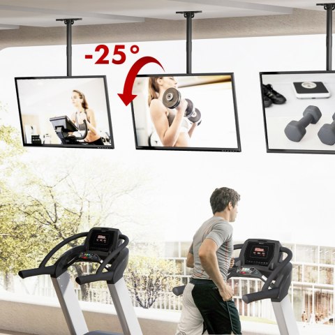 Uchwyt sufitowy dla TV Maclean, max. obciążenie 60kg, 43-86", max VESA 600x400, MC-112 B Uchwyt sufitowy dla TV Maclean, max. obciążenie 60kg, 43-86", max VESA 600x400, MC-112 B