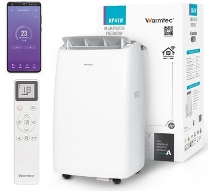 Klimatyzator przenośny KP41W z Wi-Fi Klimatyzator przenośny KP41W z Wi-Fi