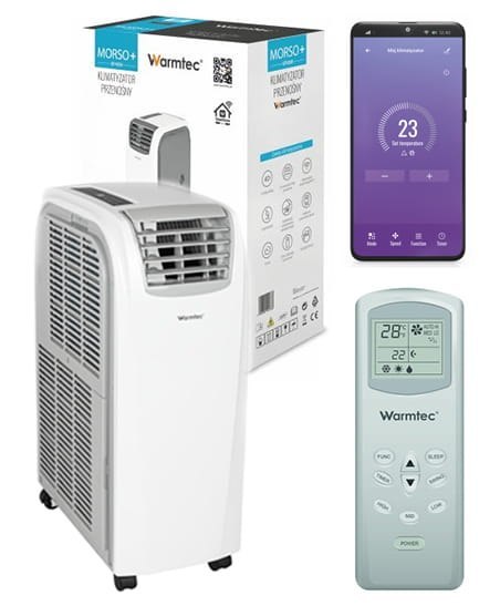 Klimatyzator przenośny WARMTEC Morso+ KP40W 4 kW Klimatyzator przenośny WARMTEC Morso+ KP40W 4 kW
