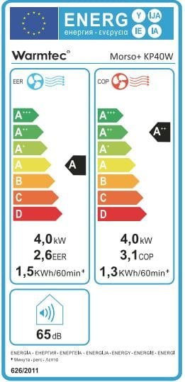 Klimatyzator przenośny WARMTEC Morso+ KP40W 4 kW Klimatyzator przenośny WARMTEC Morso+ KP40W 4 kW