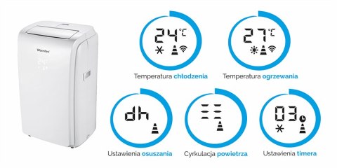 Klimatyzator przenośny WARMTEC Senja KP32W Klimatyzator przenośny WARMTEC Senja KP32W