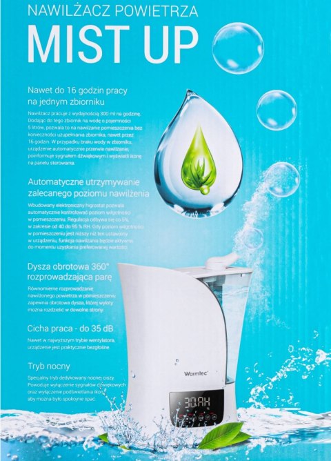 Nawilżacz powietrza Warmtec Mist Up Nawilżacz powietrza Warmtec Mist Up