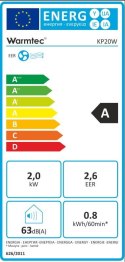 WARMTEC Klimatyzator przenośny KP20W z Wi-Fi