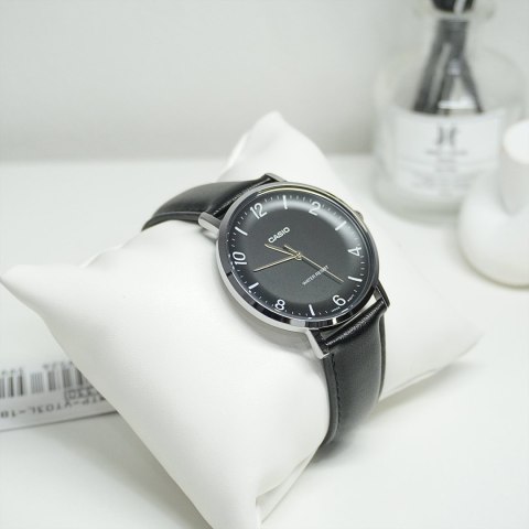 ZEGAREK MĘSKI CASIO MTP-VT03L-1B + BOX ZEGAREK MĘSKI CASIO MTP-VT03L-1B + BOX