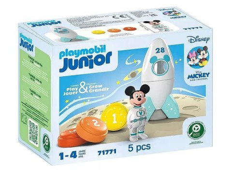 Zestaw z figurkami junior & disney kosmiczna przygoda myszki miki