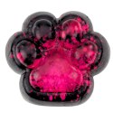Gniotek Kocia Łapka Antystresowa Sensoryczna Squishy Czarna Różowy Brokat
