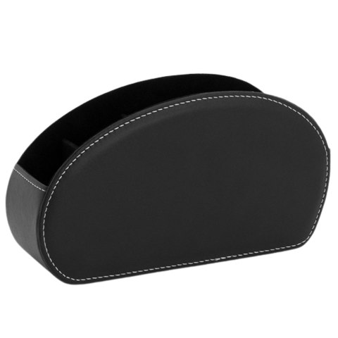 Pojemnik Organizer Na Piloty 5 Przegród Ekoskóra Czarny Pojemnik Organizer Na Piloty 5 Przegród Ekoskóra Czarny