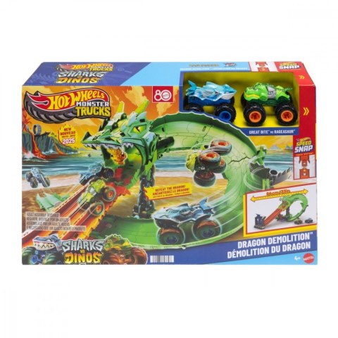 Tor samochodowy monster trucks smoczy wyścig zestaw Tor samochodowy monster trucks smoczy wyścig zestaw