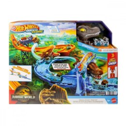 Tor samochodowy racer verse jurassic world morski dinopościg