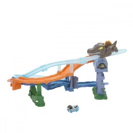 Tor samochodowy racer verse jurassic world morski dinopościg