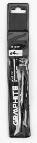 Wiertło do betonu 4 x 75 mm, szlifowane