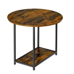 Zestaw Stolików Kawowych 2w1 Vintage Drewno Rustykalne 123x60x51cm