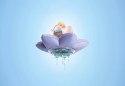 Zestaw z figurką junior & disney: dzwoneczek i magiczny kwiat do pływania