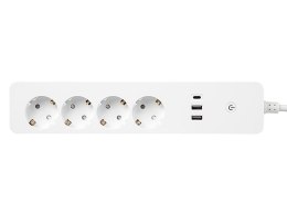 98-420# Inteligentna listwa zasilająca 1,5m 2xusb+usb-c wifi tuya