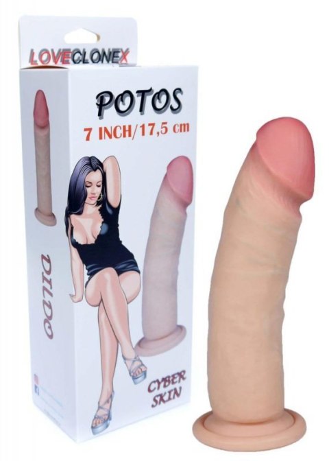 Dildo-POTOS-LOVECLONEX 7"" Dildo-POTOS-LOVECLONEX 7""