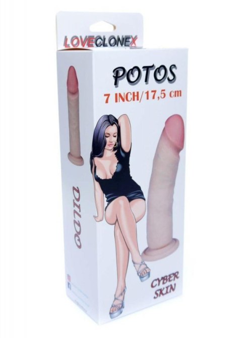 Dildo-POTOS-LOVECLONEX 7"" Dildo-POTOS-LOVECLONEX 7""