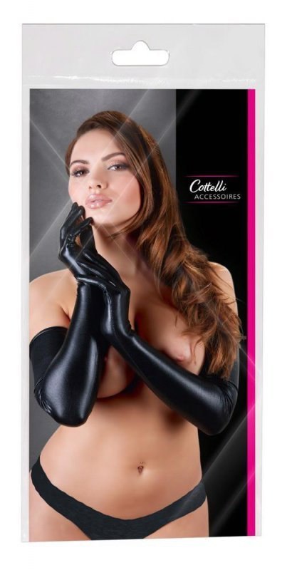 Gloves Wet Look S-L Gloves Wet Look S-L
