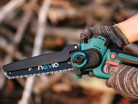 Piła łańcuchowa akumulatorowa NEVIQ 8"(LX8303) Piła łańcuchowa akumulatorowa NEVIQ 8"(LX8303)