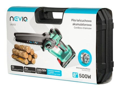 Piła łańcuchowa akumulatorowa NEVIQ 8"(LX8303) Piła łańcuchowa akumulatorowa NEVIQ 8"(LX8303)