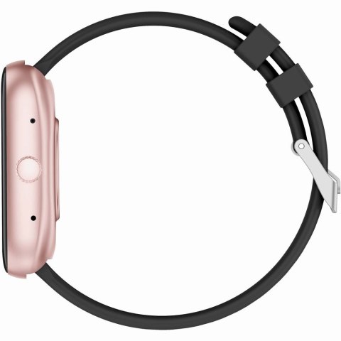 Smartwatch Damski GRAVITY GT18-1 Różowy Pasek Silikonowy + Czarny Pasek Smartwatch Damski GRAVITY GT18-1 Różowy Pasek Silikonowy + Czarny Pasek