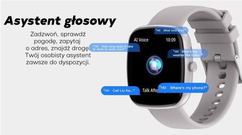Smartwatch Damski GRAVITY GT18-1 Różowy Pasek Silikonowy + Czarny Pasek Smartwatch Damski GRAVITY GT18-1 Różowy Pasek Silikonowy + Czarny Pasek