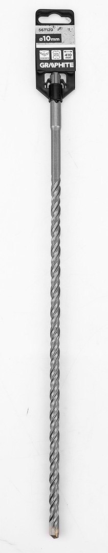 Wiertło do betonu SDS Plus z podwójną spiralą 10 x 410 mm Wiertło do betonu SDS Plus z podwójną spiralą 10 x 410 mm