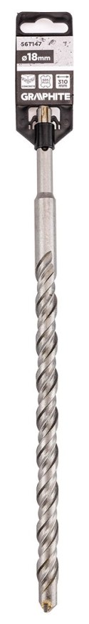 Wiertło do betonu SDS Plus z podwójną spiralą 18 x 310 mm